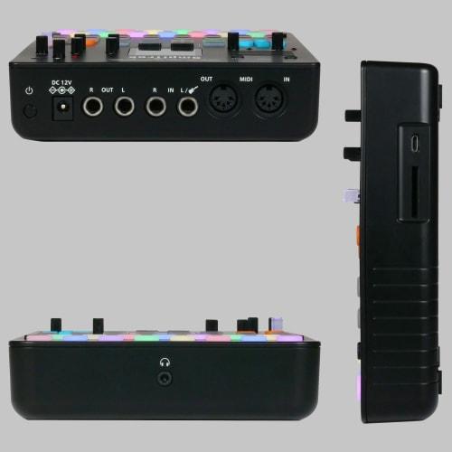 Sonicware SmplTrek Portable Production Sampler with 15 Touch-Sensitive Full-Color LED Pads, Built-in Microphone and Speaker, Battery-Powered, and USB