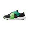 Flex Advance Slip-On Velcro Low-Top Kids Running Shoes Kids Sneakers Black Green CZ0186-004
