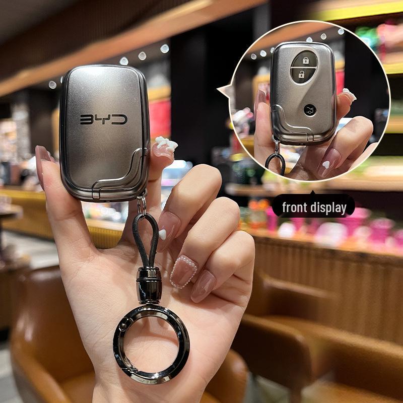 Чехол для ключа BYD I3 для S6/G3R/L3/S7/F0/e6/M6/Tang: Защитная крышка для автомобильного ключа