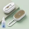 Cat Steam Brush Rechargeable Steamy Pet Brush with 360-degree Rotating Handle Cat