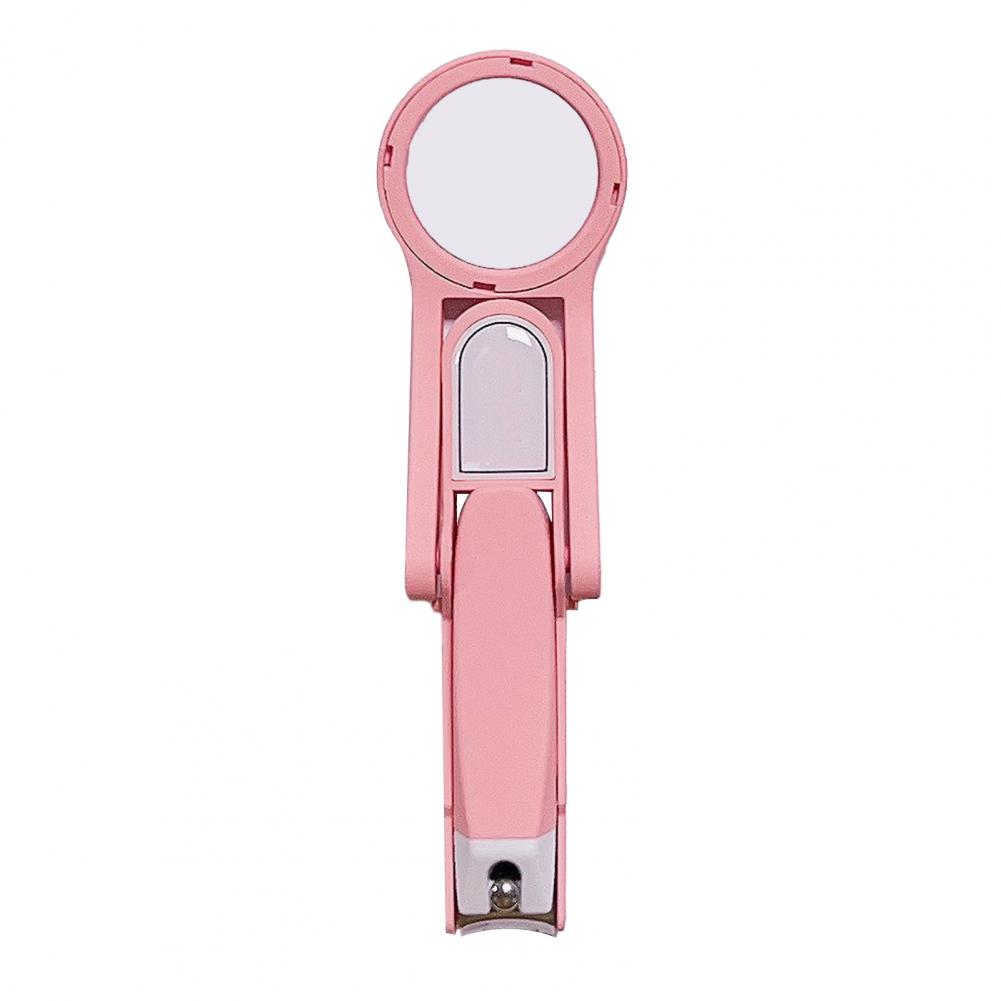 Nail Clipper with Magnifying Glass Nail Cutting Clippers Anti-Splash Design Nail Scissors for Elderly