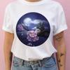 Летняя футболка Studio Ghibli Тоторо с коротким рукавом для мужчин и женщин Харадзюку Кавайный Тоторо Гибли Удобная Повседневная футболка