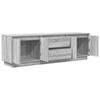 TV Stand with LED Lights Grey Sonoma 160.5x41x50 cm