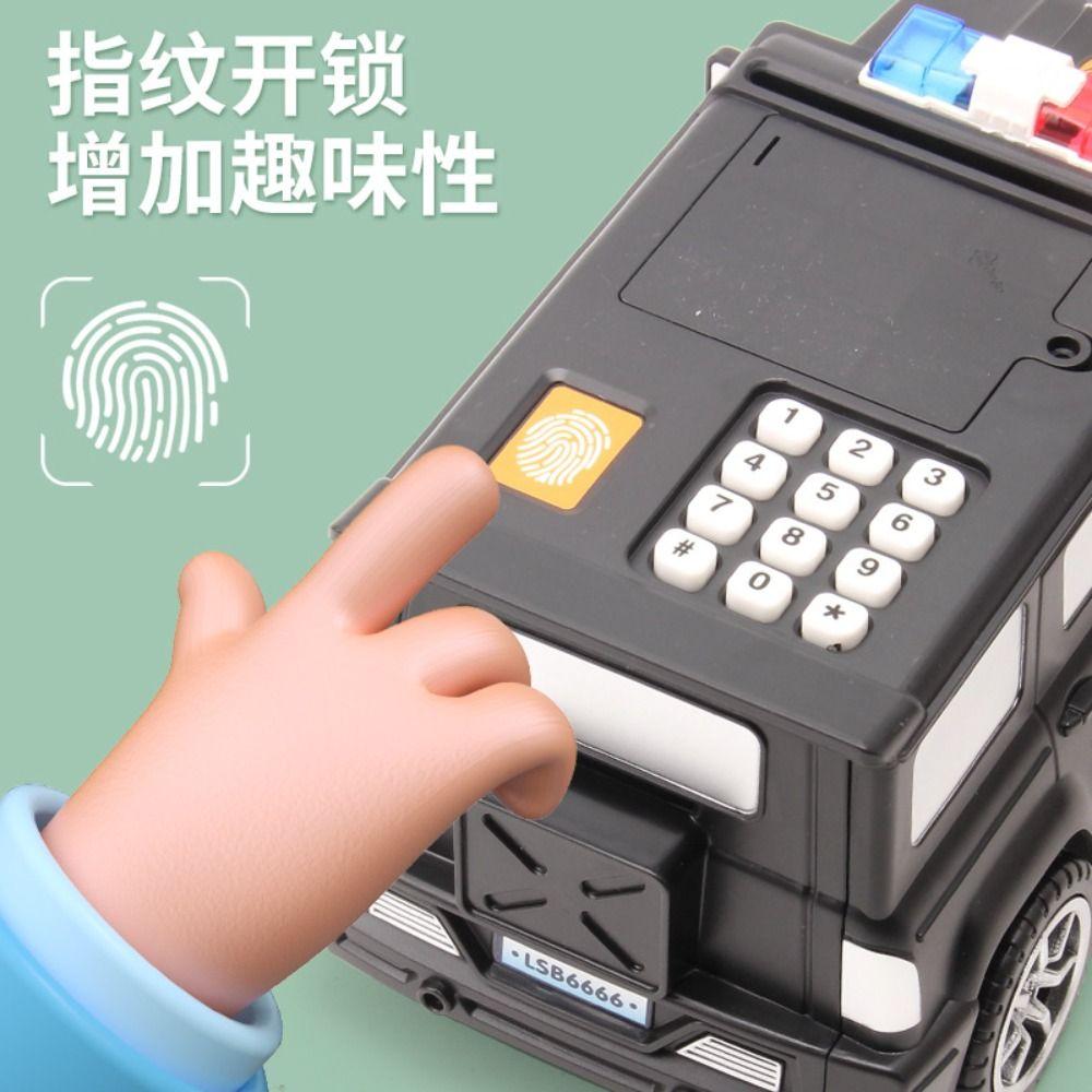 Cash Coin Can Save Money Password Atm Swat Car Model Money Saving Box Cash Box Car Model Piggy Bank
