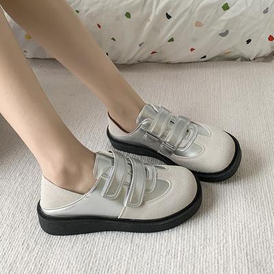 Мода 2024 года, новые модные женские замшевые туфли-мюли, нескользящие пляжные шлепанцы, женская легкая повседневная обувь на плоской подошве, Zapatos