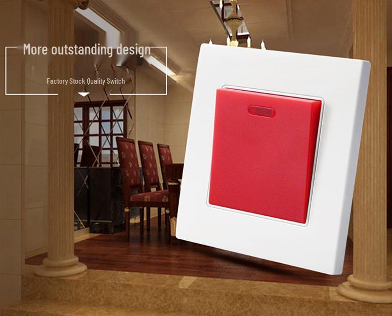 86 Type High Power Wall Switch: Double Pole Double Throw with Indicator Light, 45A