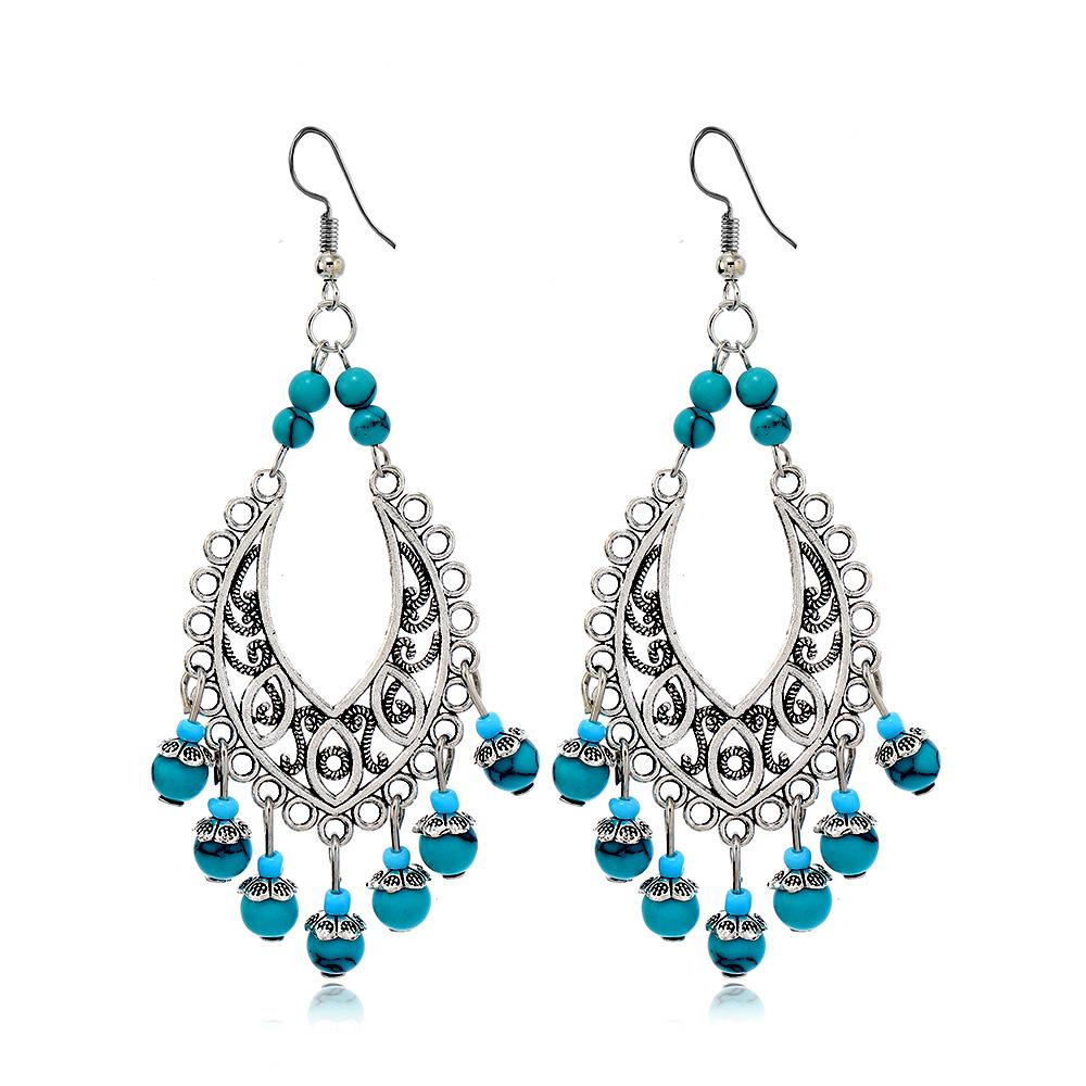 Аксессуары для волос Экзотические ретро-аксессуары для лба с кисточками Супер Фея Цепочка для волос Ожерелье двойного назначения Богемный комплект ювелирных изделий