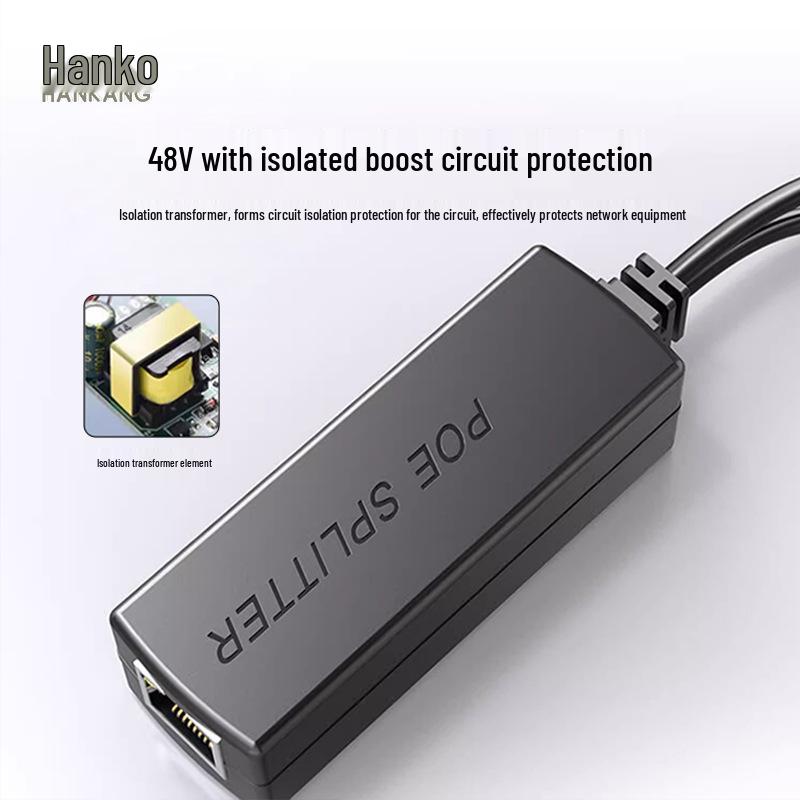 Влагозащищенный POE-сплиттер 48 В в 12 В/15 В/24 В, 2 А, Gigabit Ethernet для уличного сетевого мониторинга