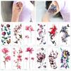 Ruicailong Waterproof 3D Floral Arm Tattoo Stickers for Women - Elegant and Sexy Design