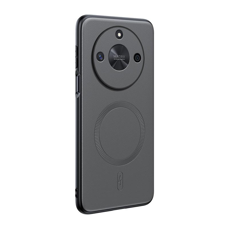 For Honor X50 Case Magnetic Leather Shield Cover For Honor X50 High Quality Anti-Fingerprint Non-Slip PC+TPU