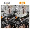 Motoforti Motorcycle Seat Cover, Scooter Seat Cushion Padded Protection, Waterproof and Dustproof, Silver Tone, Large