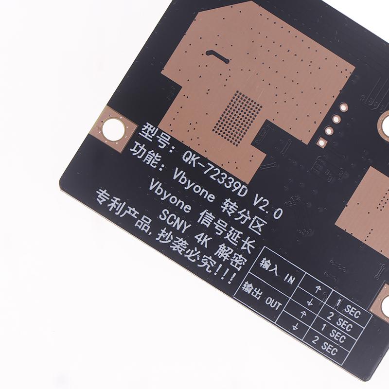 Qk-72339D V2.0 Обновленная версия Решает проблему разделения 4K ЖК-экрана Qk-72339D Плата-адаптер 4K в 4K