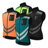Cycling Vest WOSAWE Bike Sleeveless Gilet Windproof Hi Viz Reflective Clothing