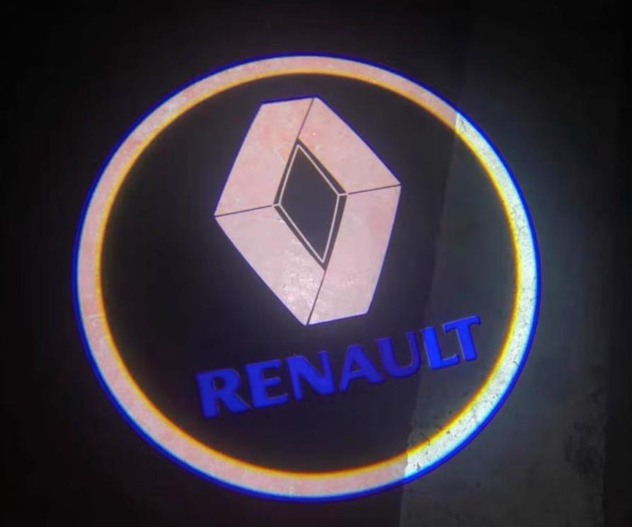 Hub Caps 2PCS LED Renault Welcome Light Projector OEM Fit for Clio Koleos Megane Laguna Latitude Talisman VEL SATIS Renault doo