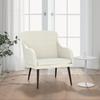 351443 vidaXL Armchair Cream 63x76x80 Cm Velvet