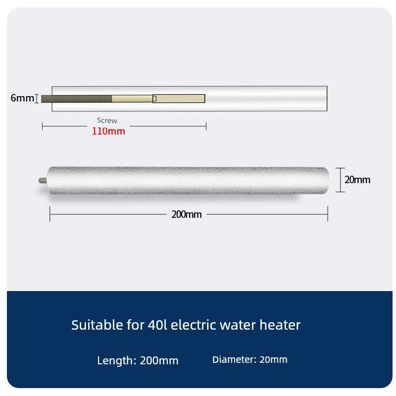 Suitable for Sakura Electric Water Heater Magnesium Rod 40/50/60/80L Sewage Outlet Accessories Cast Type Sacrificial Anode Rod