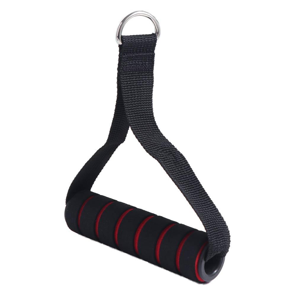 Foam Handle D-Ring Metal Gym Handles Grip D-Ring Pull Rope Handle Handle with Hook Indoor Sports
