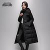 Женский длинный пуховик с капюшоном Xuezhongfei