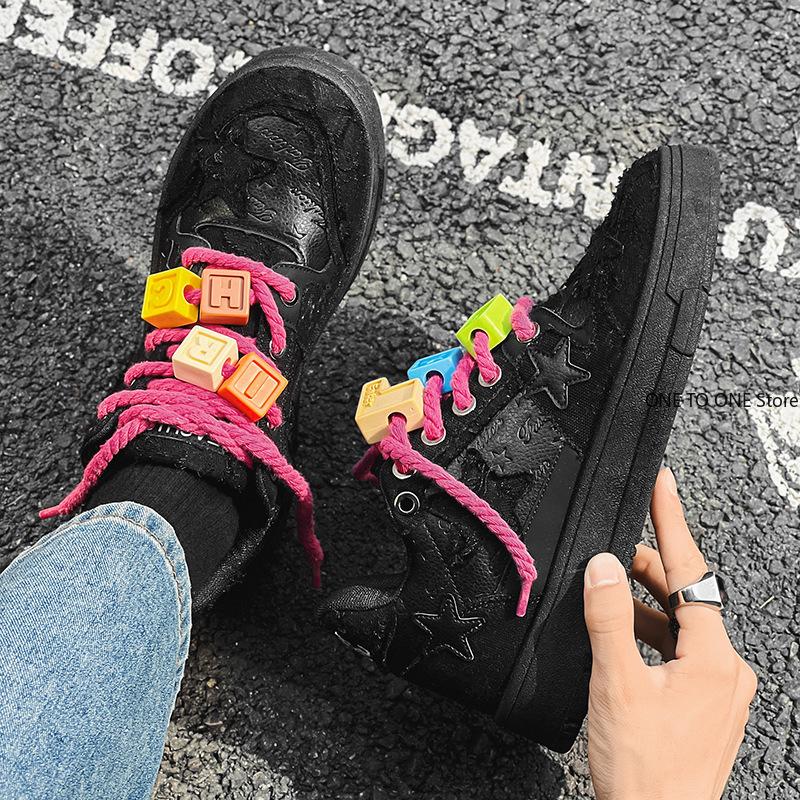 Кроссовки унисекс женские туфли для мужчин теннис ретро Y2K Star панк хип-хоп скейтборд обувь мода пары спорт повседневная обувь