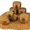 Wealth Attracting Pure Brass Cornucopia Polished Auspicious Baifu Rice Cylinder Desktop Ornament Blessing Feng Shui Bowl