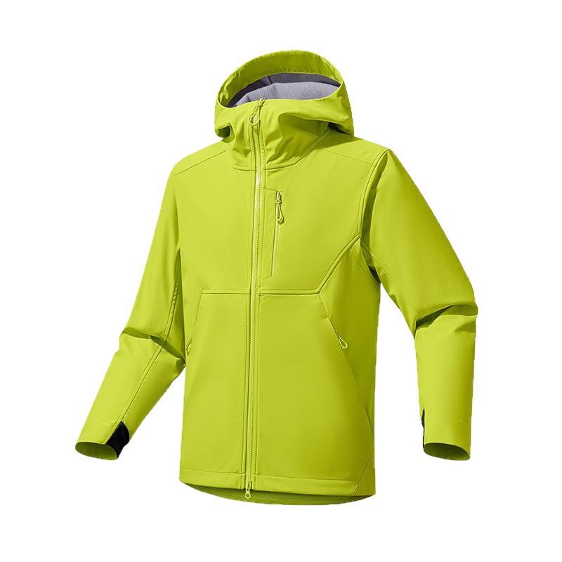 Outdoor same outdoor soft shell jacket men's new spring and autumn thin jacket three-proof hiking clothing women