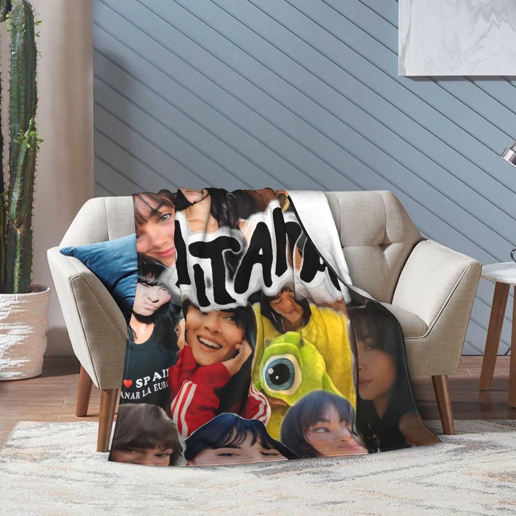 Aitanaed Singer Alpha Album Blanket Warm Cozy Fluffy  Throw Blankets for Bed 50x60 Inch Multiple Sizes Bedding Throws