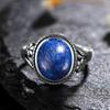 Серебряное кольцо S925 Femme  JewelrНатуральный лунный камень Тигровый глаз Персонализированные кольца для женщин Bijoux Свадебные украшения Подарок