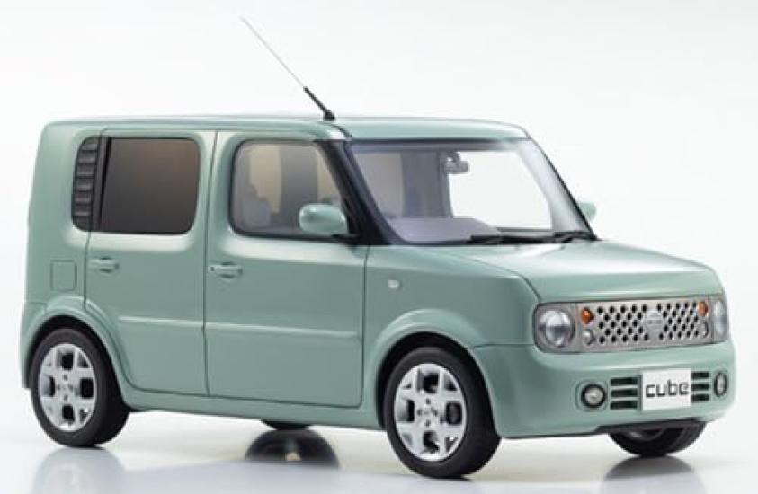 Samurai Nissan Cube Aquamint Finished Product 1/18
