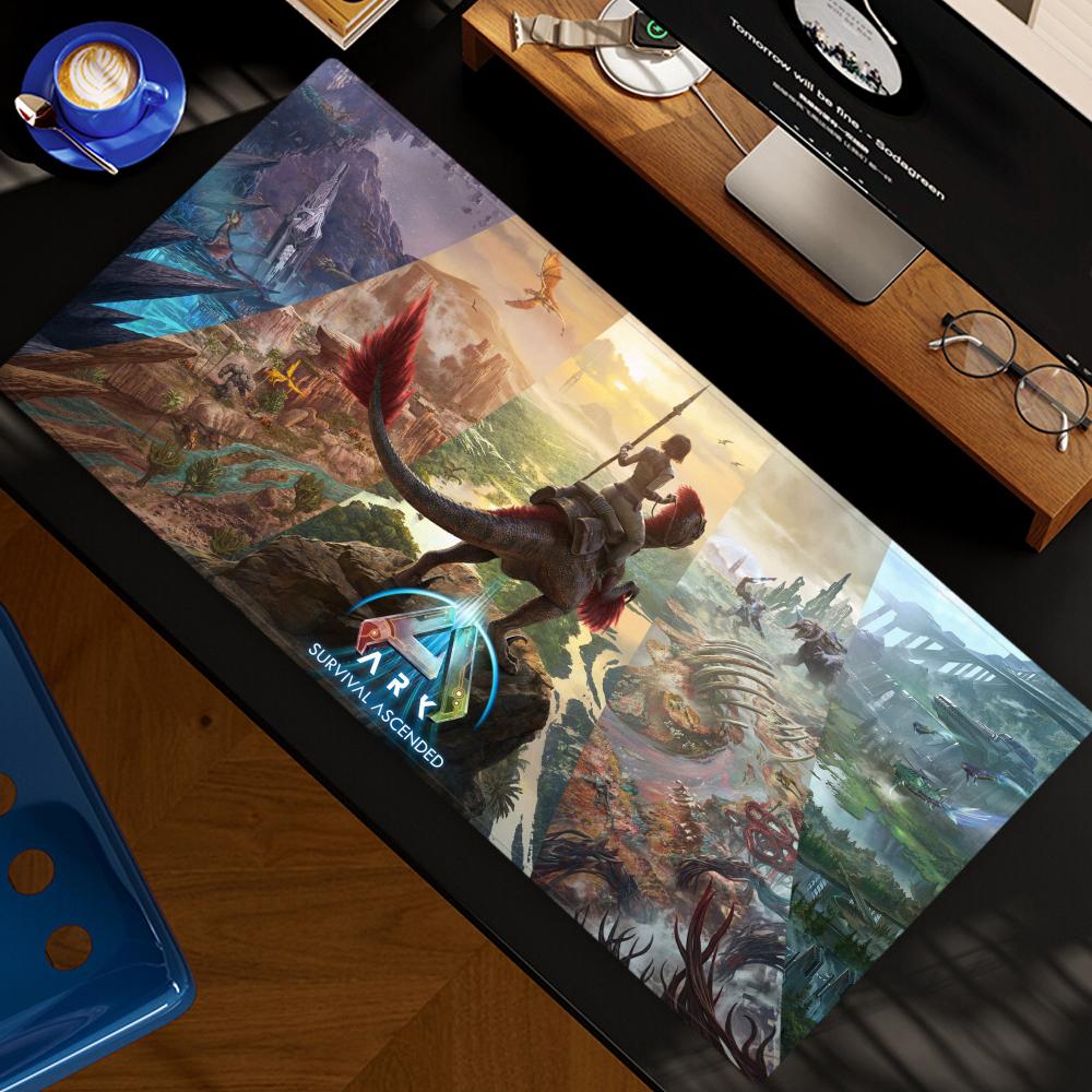 Ark Game Survival Ascended Коврик для мыши MouseMat XXL Компьютерные аксессуары Большой коврик для клавиатуры и ноутбука Новый продукт Геймер