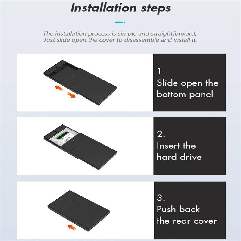 Lenovo K01 Корпус для HDD 2.5 SATA к USB 3.0 Адаптер Внешний корпус для жесткого диска Ридер для SSD диска HDD Бокс Корпус HD 2.5 Корпус для HDD