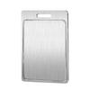Stainless Steel Cutting Board Double-Sided Chopping Boards for Kitchen Heavy Duty Meat Fruit Vegetable Slicing Board