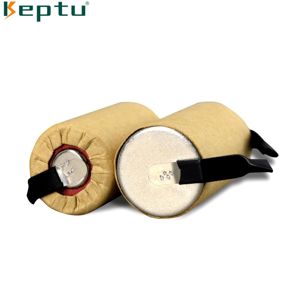 Аккумулятор высокой мощности KEPTU 1,2 В 2200 мАч Ni-CD для отверток и электродрелей – 10C Sub C, долговечный и перезаряжаемый