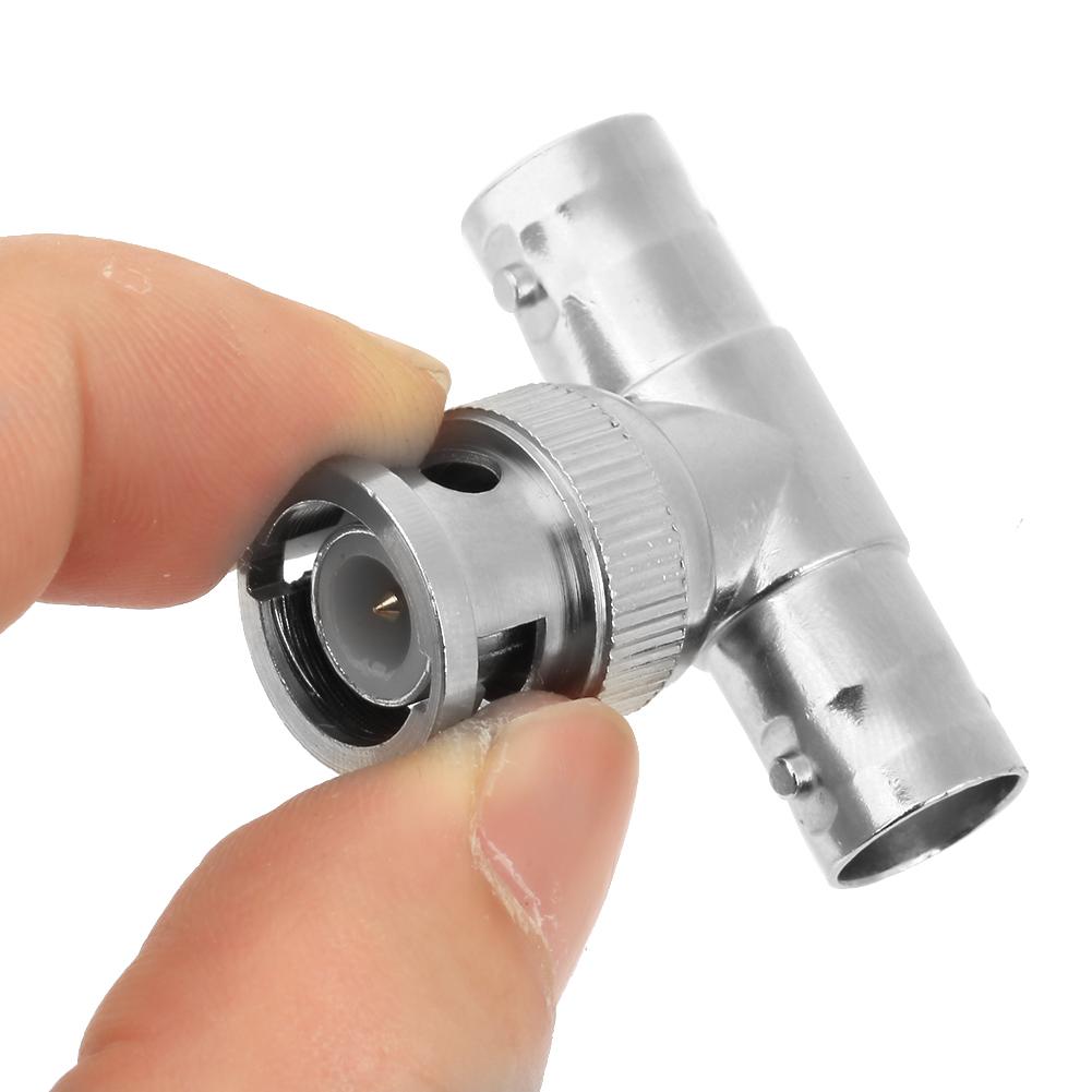 Premium Material BNC Connector T Shape Adapter with Zinc for Communication