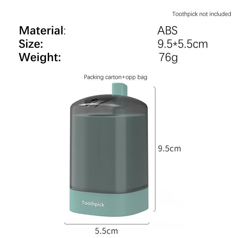 Автоматический выдвижной держатель для зубочисток, контейнер, портативный кухонный, ресторанный стол, ящик для хранения зубочисток, домашний диспенсер для зубочисток