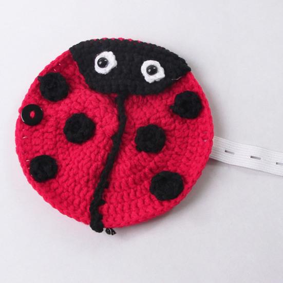 Knitted Turtle Outfit Warm Ladybug Sweater Tortoise Dress-up Costume with Adjustable Strap for Pet Turtle Halloween Party Cosplay Photo Shoot Prop