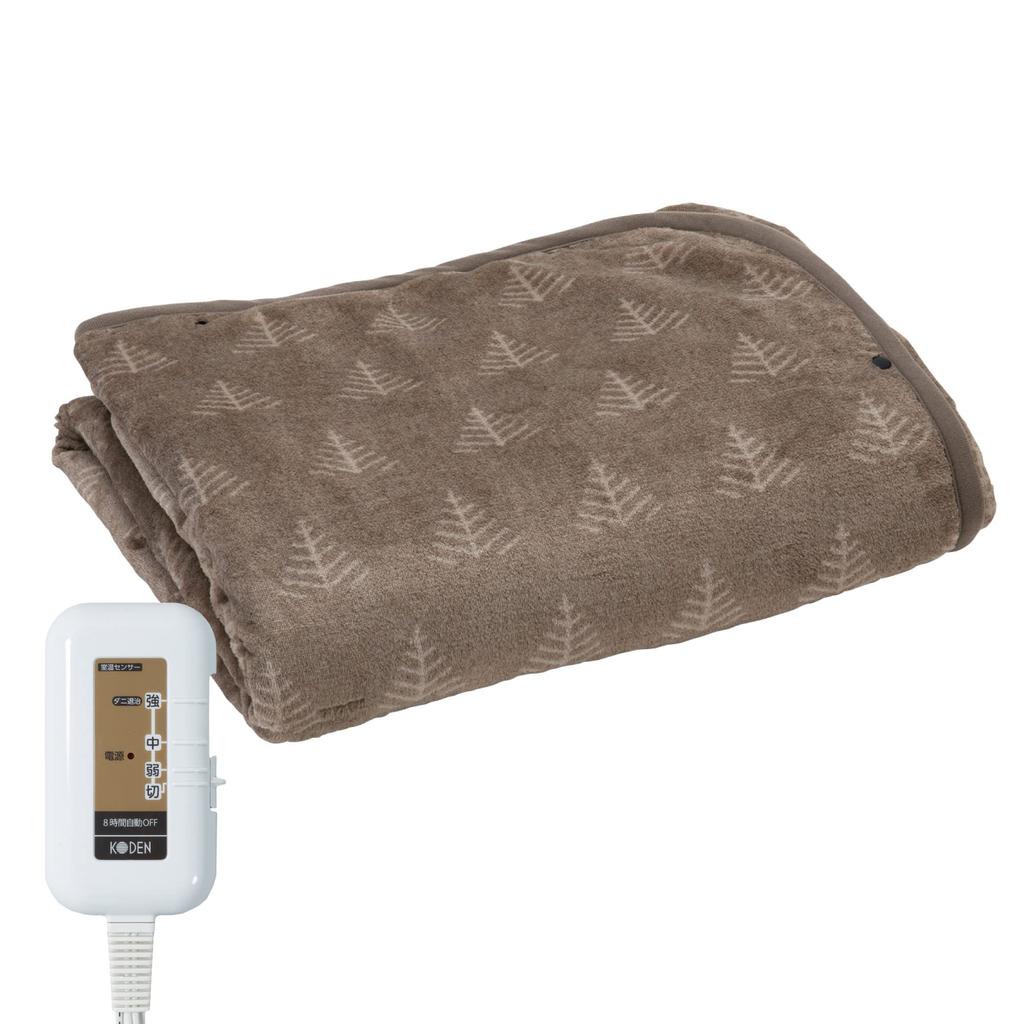 KODEN Electric Throw 140 x Hot Slide Temperature Dust Mite Blanket, Blanket, 140 см, Robe, Greige, Washable, Adjustment, 8hOFF, Killer, CWN142G-HK