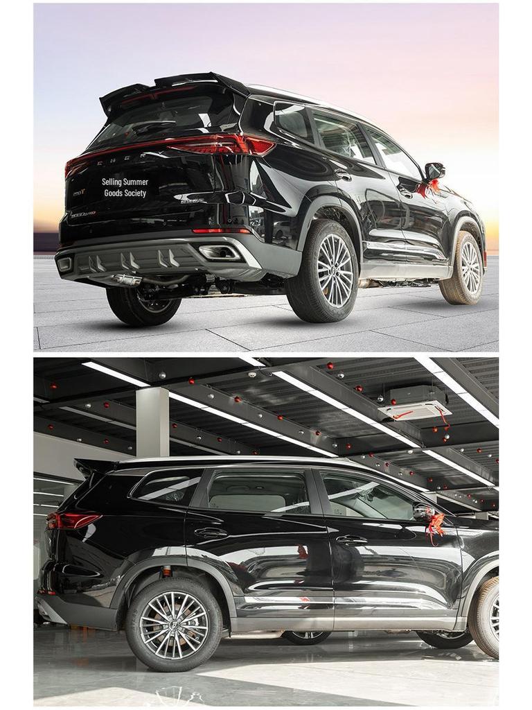 Задний спойлер MC Diffuser для Tiggo 8 Pro/8 Plus Max, глянцевый черный.