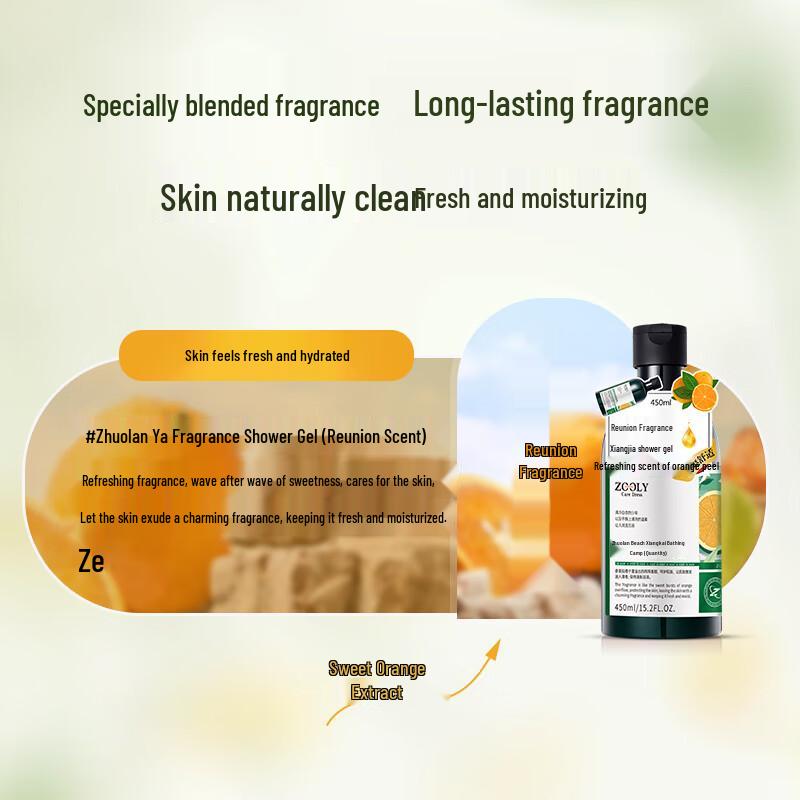 Zhuolanya Reunion Scent Shower Gel 2-Pack