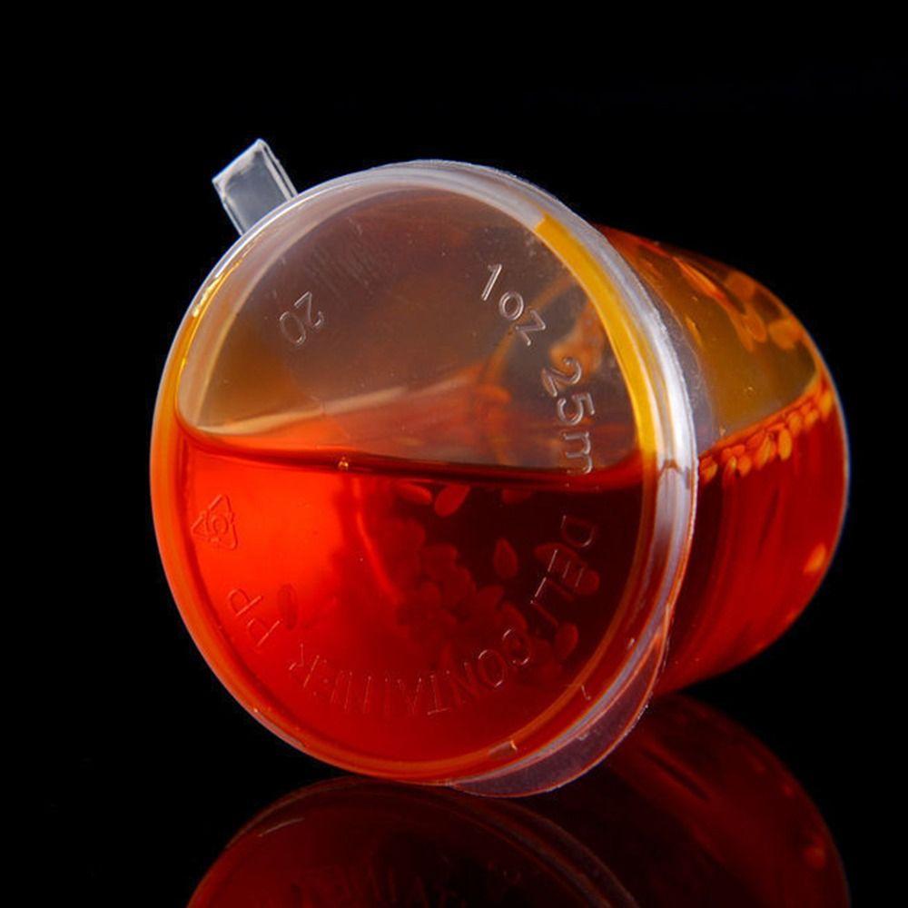 50pcs Sauce Cup Containers Disposable Sauce Cup One-piece Sauce Dispensing Box