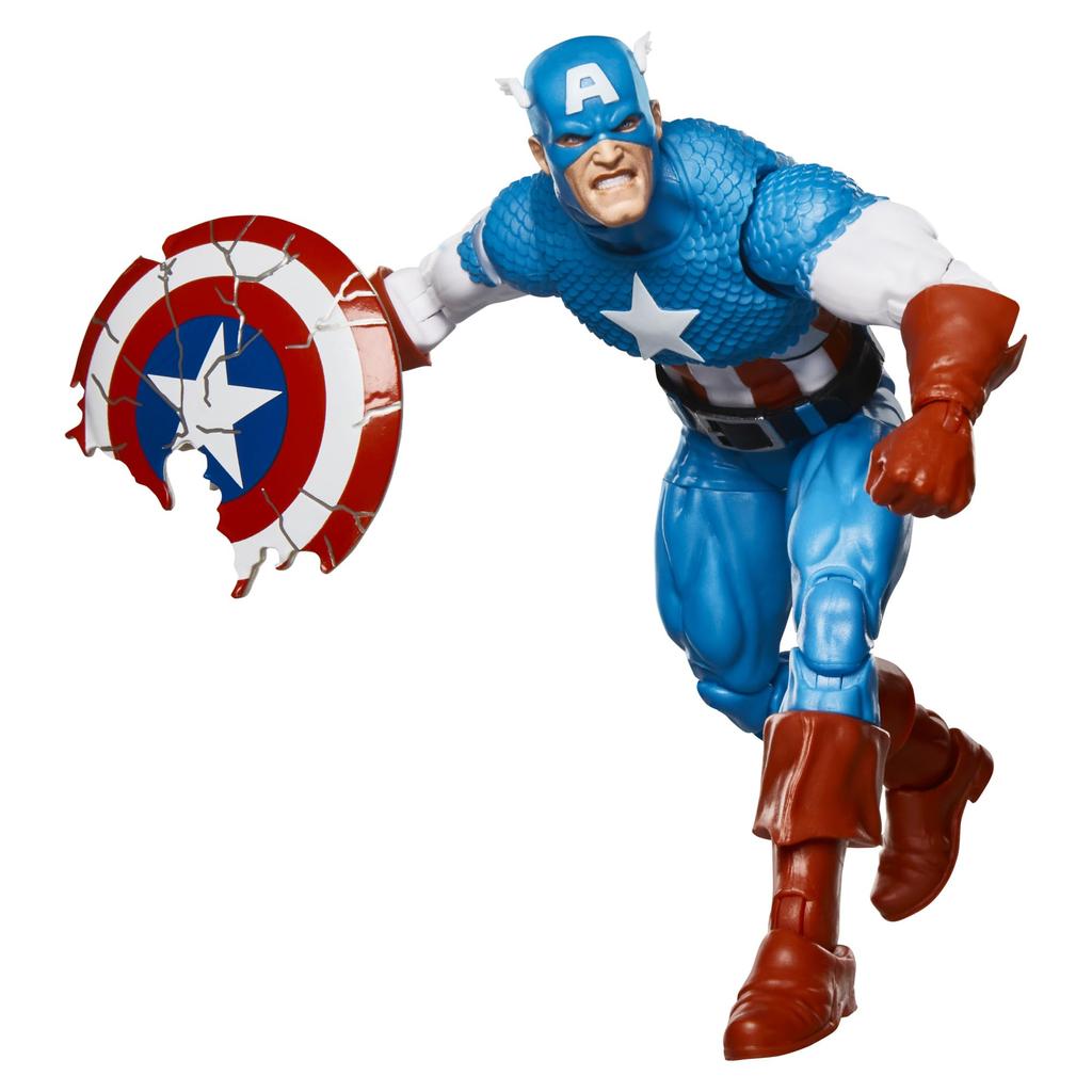Hasbro MARVEL Marvel Legends Series Captain Avengers Retro Marvel Comics Secret Wars коллекционная 6-дюймовая фигурка в комплекте щит G0781 подлинная