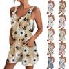 Women's Summer Fashion Floral Print Jumpsuit Casual Overalls Shorts