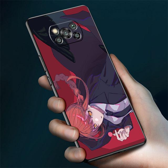 Чехол для Xiaomi Mi Poco X3 NFC X4 Pro F3 M3 C40 F4 GT M5 M4 F1 11 Lite 11T 10T 9T силиконовый чехол для телефона с бензопилой Man Anime Makima