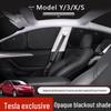Tesla Model 3/Y Sunshade: Refresh Version Opaque Camping Privacy Curtain with Suction Cups