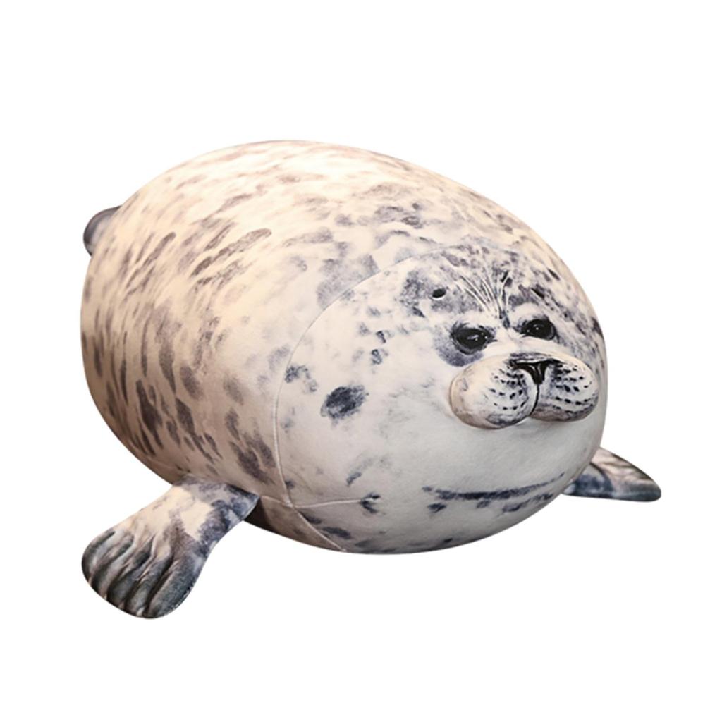 20 см Angry Blob Seal Подушка Chubby 3D Новинка Морской лев Плюшевые подарки для детей Кукла для девочек Мягкая глотка J1R2