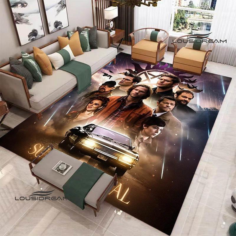 Supernatural Join the Hunt printed carpet Non-slip carpet outdoor carpets area rug bedroom decor rug for bedroom birthday gift