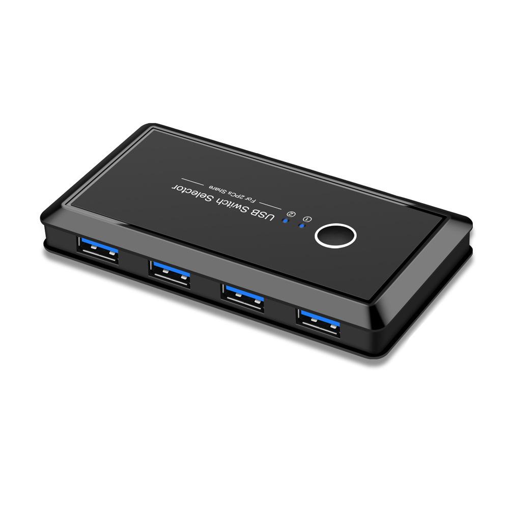 Устройство переключения/разделения USB 3.0 2 в 4 для компьютера и принтера