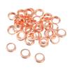 Oil Drain Plug Gaskets Metal Crush Washer Set Engine Sump Pan Seal for Automotive Oil Change Service