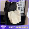 Spring and Summer Large-capacity Bags for Women's New Lazy Canvas Tote Bags for College Students In Class Shoulder Tote Bags
