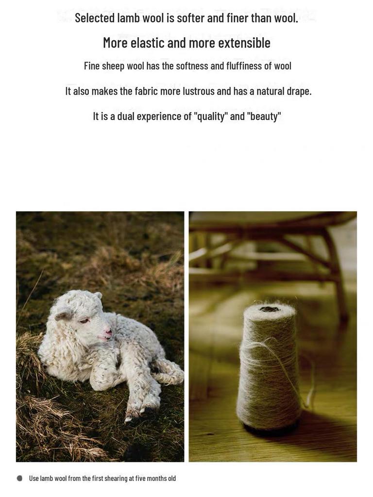 100% Wool Women's Scarf: 2024 Spring/Autumn Korean Style Plaid Shawl