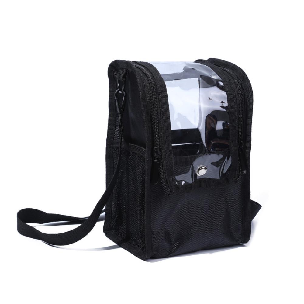 Transparent Cosmetic Storage Bag Black Toiletry Bag Casual Cosmetic Container Business Trips